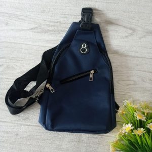 Ini adalah Tas Geo Navy size: 29cmx19cm, material: Canvas, color: navy, brand: taselindonesia, age_group: all ages, style: male fashion shoulder bag, gender: male, pattern: plain,