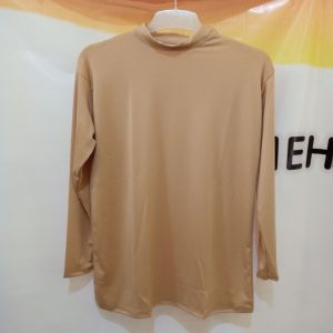 Ini adalah Manset Baju Uk Jumbo Coksu size: XL, material: Soft Spandex, color: chocholate milk, brand: mansetbjn, age_group: adult, style: casual women top manset, gender: female, pattern: plain,