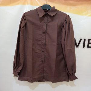 Ini adalah Blouse Odri Coklat Tua size: One Size, material: cotton, color: dark chocholate, brand: blouseodribojonegoro, age_group: adult, style: simply blouse, gender: female, pattern: plain,