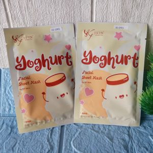 Ini adalah Kf Skin Sheet Mask Yoghurt brand: kf skin, age_group: adult, gender: female, capacity: 25 ml,