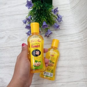 Ini adalah Lus Ayu Minyak Kemiri brand: Lus Ayu, age_group: all ages, gender: female, capacity: 63 ml, ingredients: Mineral Oil, Aleurites Moluccana Extract, Fragrance, Tocopheryl Acetate, CI 19140;1,