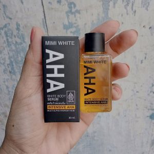 Ini adalah AHA Mimi White BPOM brand: Precious, age_group: all ages, gender: female, capacity: 30 ml, ingredients: Water, Glycerin, Lactic Acid, Gluconolactone, Propanediol, Glycolic Acid, Citric Acid, Phenoxyethanol, Propylene Glycol, Hydroxyethylcellulose, Chlorphenesin, Allantoin, Citrus Limon Fruit Extract, Fragrance, Glycyrrhiza Glabra Root Extract, Sodium Hydroxide, CI 19140, CI 15985,