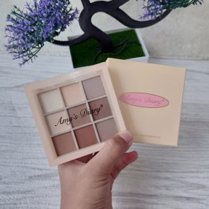 Ini adalah Amy Diary Eyeshadow Matte brand: Amy's Diary, age_group: all ages, gender: female, capacity: 7 ml, ingredients: MICA, TALC, ETHYLHEXYL PALMITATE, TRIDECYL TRIMELLITATE, POLYISOBUTENE, PHENOXYETHANOL, ETHYLHEXYLGLYCERIN, TOCOPHERYL ACETATE, CI 77891, CI 77491, CI 16035, CI 77499, CI 77742, CI 19140, CI 77007, CI 77492,