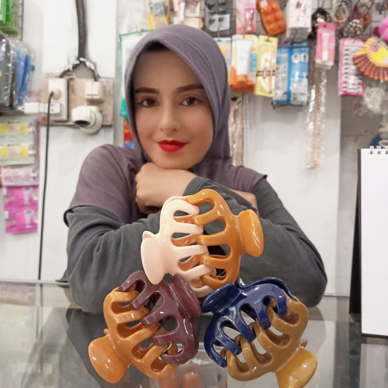 Ini adalah Jedai Jumbo size: Jumbo, material: pvc, color: Multi-color, brand: jedaijumbobjn, age_group: all ages, style: stylish hair accessories, gender: female, pattern: jedai,